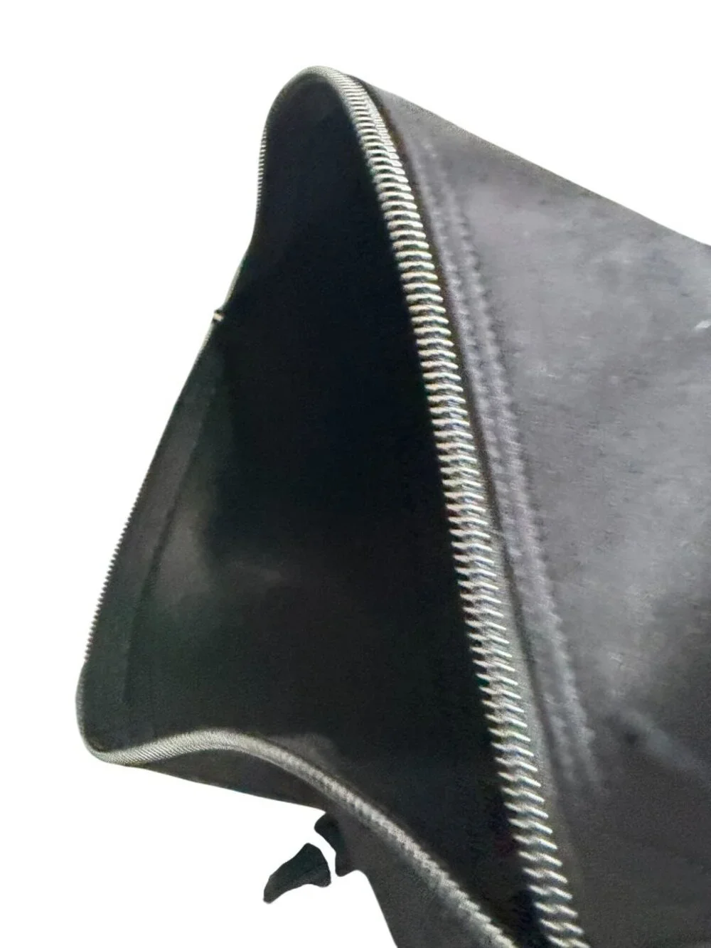 JOHN VARVATOS Black Synthetic Suede Small Duffle Bag NEW NWOT